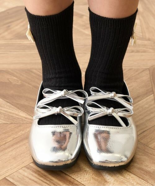 Lycee mine / リセマイン パンプス | ダブルリボンバレエシューズ | 詳細18