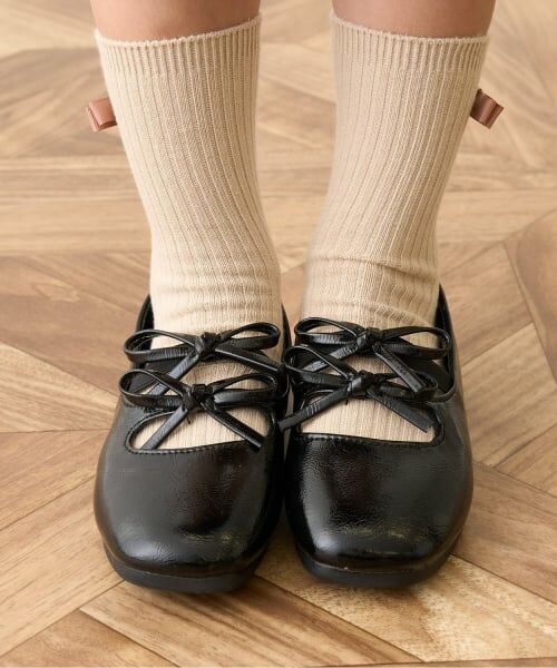Lycee mine / リセマイン パンプス | ダブルリボンバレエシューズ | 詳細20