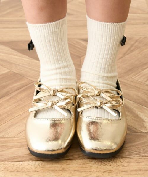 Lycee mine / リセマイン パンプス | ダブルリボンバレエシューズ | 詳細22