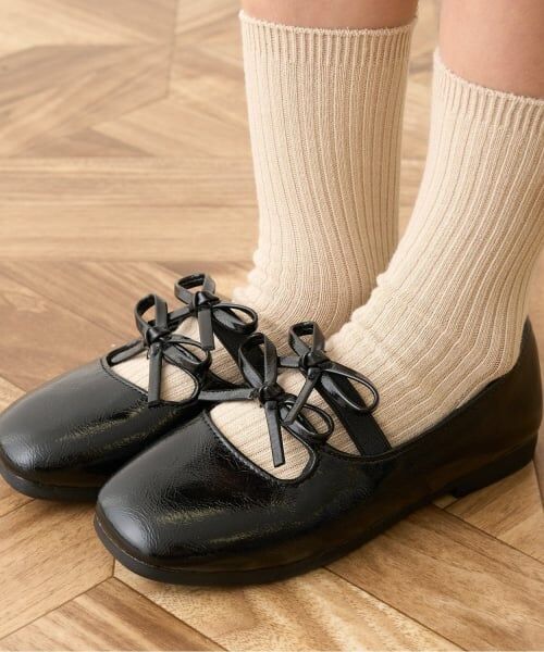 Lycee mine / リセマイン パンプス | ダブルリボンバレエシューズ | 詳細23