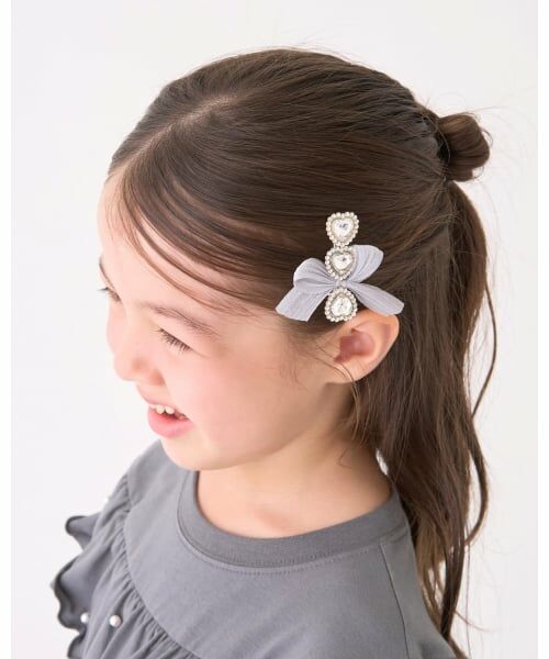 Lycee mine / リセマイン ヘアピン | リボン付きキラキラヘアクリップ | 詳細13
