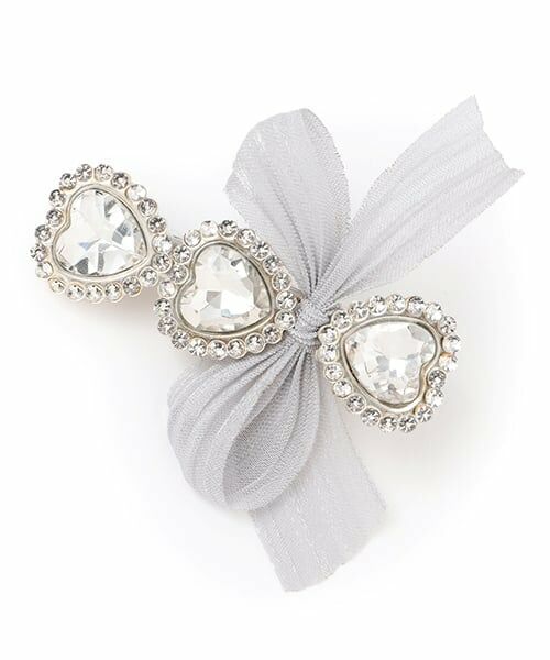 Lycee mine / リセマイン ヘアピン | リボン付きキラキラヘアクリップ | 詳細3