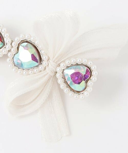 Lycee mine / リセマイン ヘアピン | リボン付きキラキラヘアクリップ | 詳細6