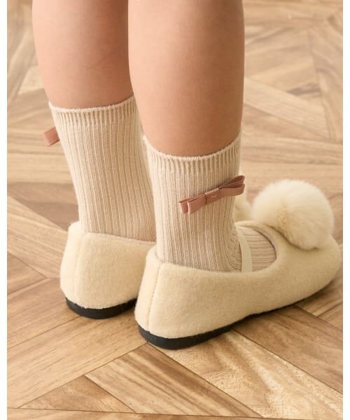 Lycee mine / リセマイン ビジネス・ドレスシューズ | ファー梵天付きバレエシューズ | 詳細11