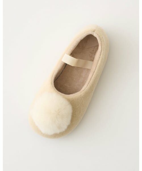 Lycee mine / リセマイン ビジネス・ドレスシューズ | ファー梵天付きバレエシューズ | 詳細5