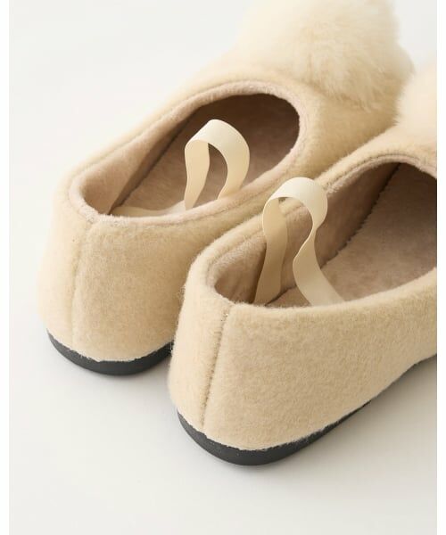 Lycee mine / リセマイン ビジネス・ドレスシューズ | ファー梵天付きバレエシューズ | 詳細7