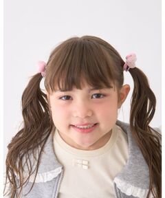 Lycee mine / リセマイン ヘアゴム・シュシュ | 【Lycee mine バレエシリーズ】ラメハートヘアゴム2Pセット