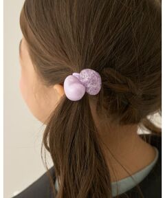 Lycee mine / リセマイン ヘアゴム・シュシュ | 【Lycee mine バレエシリーズ】ラメハートヘアゴム2Pセット