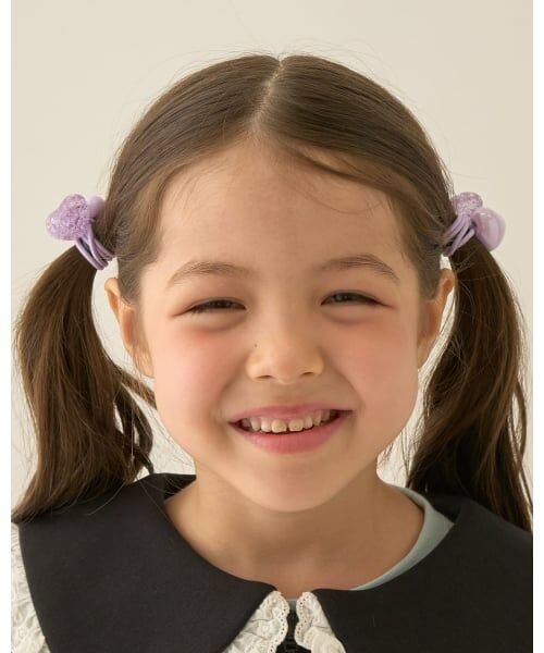 Lycee mine / リセマイン ヘアゴム・シュシュ | 【Lycee mine バレエシリーズ】ラメハートヘアゴム2Pセット | 詳細11