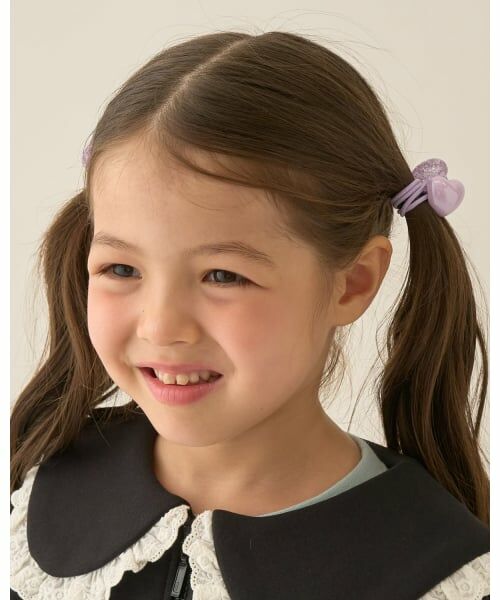 Lycee mine / リセマイン ヘアゴム・シュシュ | 【Lycee mine バレエシリーズ】ラメハートヘアゴム2Pセット | 詳細12