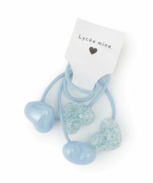 Lycee mine / リセマイン ヘアゴム・シュシュ | 【Lycee mine バレエシリーズ】ラメハートヘアゴム2Pセット | 詳細2