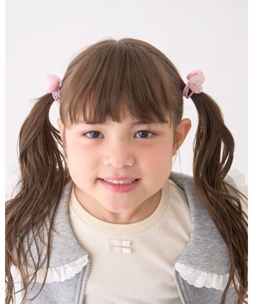 Lycee mine / リセマイン ヘアゴム・シュシュ | 【Lycee mine バレエシリーズ】ラメハートヘアゴム2Pセット | 詳細9