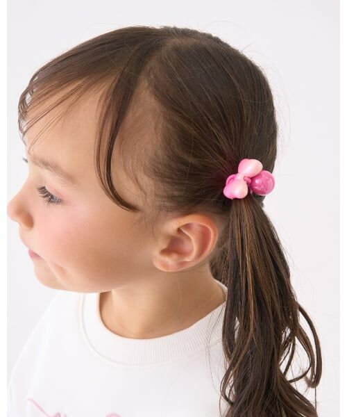 Lycee mine / リセマイン ヘアゴム・シュシュ | 【Lycee mine バレエシリーズ】グラデーションリボンヘアゴム2Pセット（チェリー ピンク）