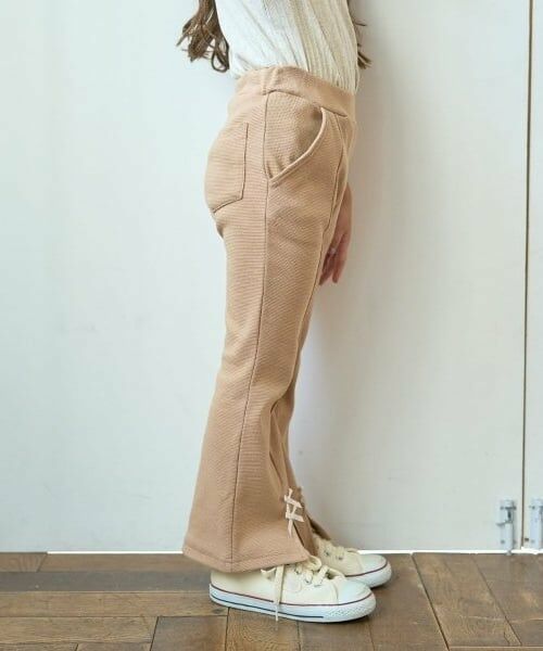 Lycee mine / リセマイン その他パンツ | 【ともパン】【裏起毛】裾リボン付きスリットフレアパンツ | 詳細17