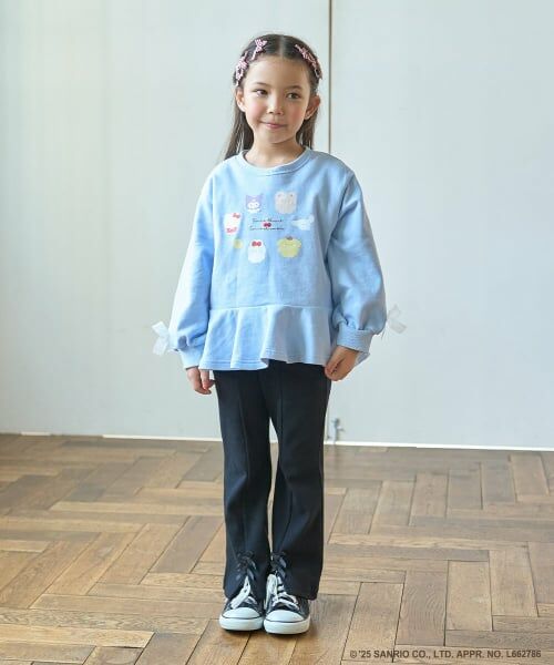 Lycee mine / リセマイン その他パンツ | 【ともパン】【裏起毛】裾リボン付きスリットフレアパンツ | 詳細23