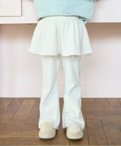 Lycee mine / リセマイン その他パンツ | 【ともパン】【裏起毛】ギャザースカート付きフレアパンツ