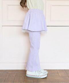 Lycee mine / リセマイン その他パンツ | 【ともパン】【裏起毛】ギャザースカート付きフレアパンツ