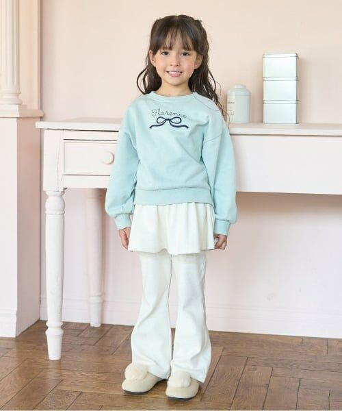 Lycee mine / リセマイン その他パンツ | 【ともパン】【裏起毛】ギャザースカート付きフレアパンツ | 詳細13