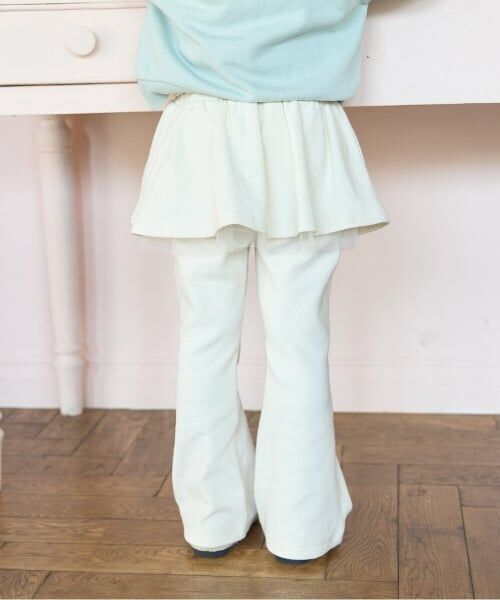 Lycee mine / リセマイン その他パンツ | 【ともパン】【裏起毛】ギャザースカート付きフレアパンツ | 詳細14