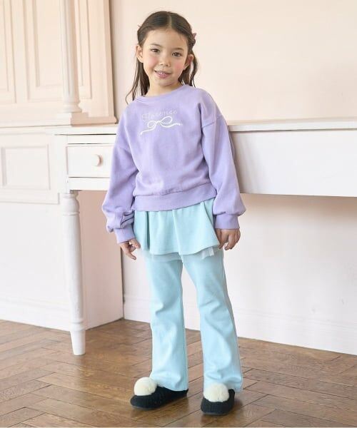 Lycee mine / リセマイン その他パンツ | 【ともパン】【裏起毛】ギャザースカート付きフレアパンツ | 詳細19