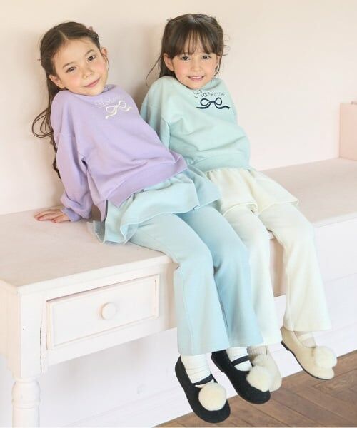 Lycee mine / リセマイン その他パンツ | 【ともパン】【裏起毛】ギャザースカート付きフレアパンツ | 詳細24