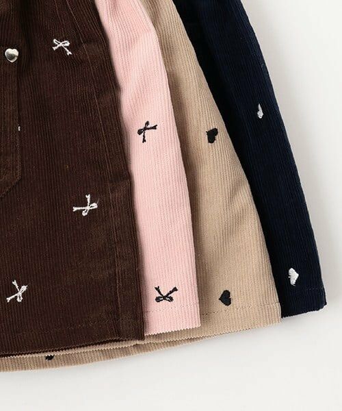 Lycee mine / リセマイン ミニ・ひざ丈スカート | アソート刺しゅうスカパン | 詳細6