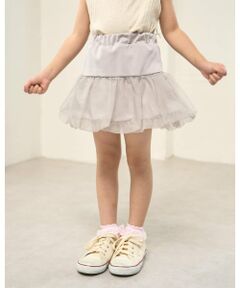 Lycee mine / リセマイン ミニ・ひざ丈スカート | オーガンジーバルーンスカート(インパン付き)