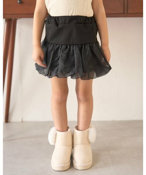 Lycee mine / リセマイン ミニ・ひざ丈スカート | オーガンジーバルーンスカート(インパン付き) | 詳細22
