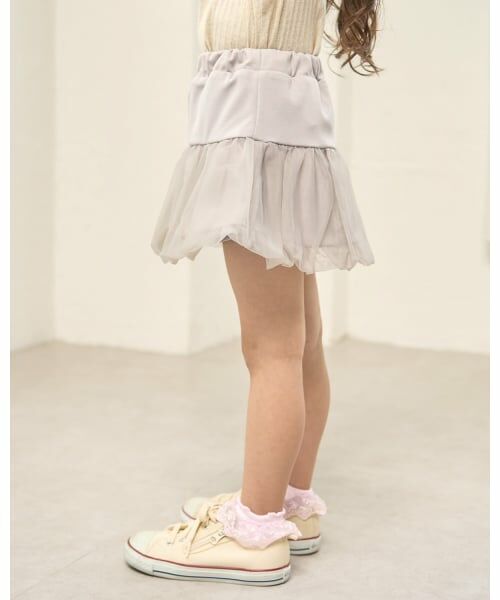 Lycee mine / リセマイン ミニ・ひざ丈スカート | オーガンジーバルーンスカート(インパン付き) | 詳細26