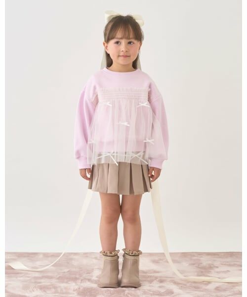 Lycee mine / リセマイン ミニ・ひざ丈スカート | 【Lycee mine バレエシリーズ】ボックスプリーツスカート(インパン付き) | 詳細19