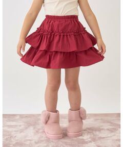 Lycee mine / リセマイン ミニ・ひざ丈スカート | 【Lycee mine バレエシリーズ】ティアードスカート(インパン付き)