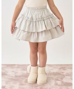 Lycee mine / リセマイン ミニ・ひざ丈スカート | 【Lycee mine バレエシリーズ】ティアードスカート(インパン付き)