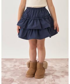 Lycee mine / リセマイン ミニ・ひざ丈スカート | 【Lycee mine バレエシリーズ】ティアードスカート(インパン付き)