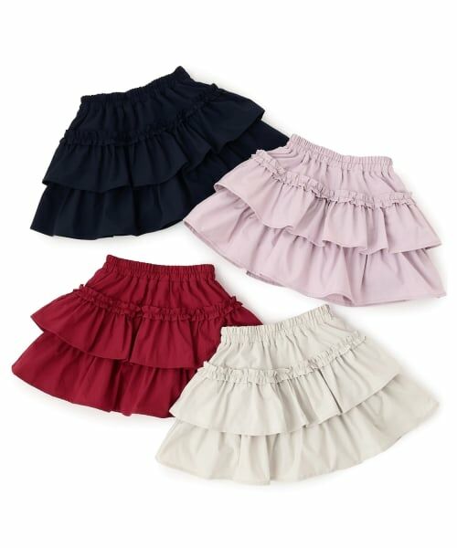 Lycee mine / リセマイン ミニ・ひざ丈スカート | 【Lycee mine バレエシリーズ】ティアードスカート(インパン付き) | 詳細10