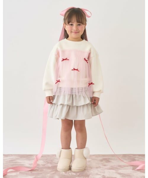 Lycee mine / リセマイン ミニ・ひざ丈スカート | 【Lycee mine バレエシリーズ】ティアードスカート(インパン付き) | 詳細17