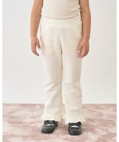 Lycee mine / リセマイン その他パンツ | 【Lycee mine バレエシリーズ】【裏起毛】ハートポケット裾フリルスウェットパンツ