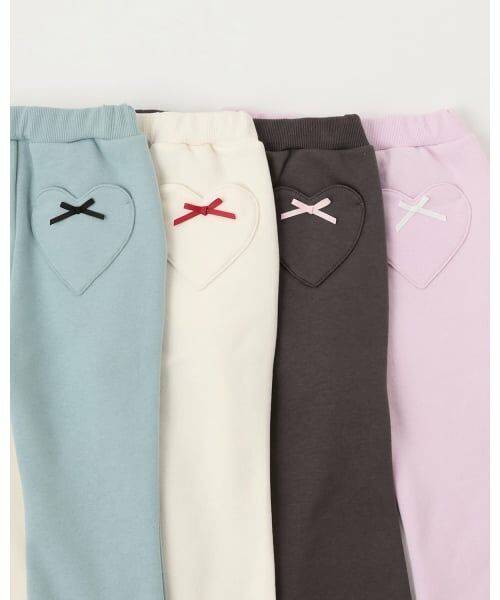 Lycee mine / リセマイン その他パンツ | 【Lycee mine バレエシリーズ】【裏起毛】ハートポケット裾フリルスウェットパンツ | 詳細9