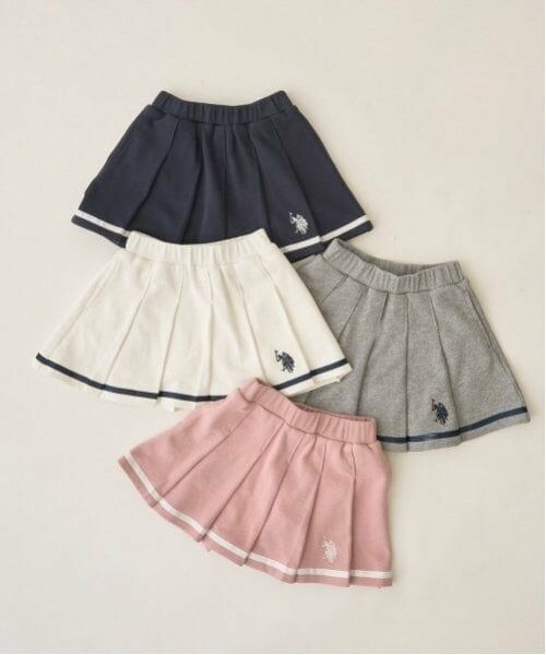 Lycee mine / リセマイン ミニ・ひざ丈スカート | 【U.S.POLO ASSN.】スウェットプリーツスカート(インパン付き) | 詳細1