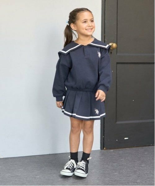 Lycee mine / リセマイン ミニ・ひざ丈スカート | 【U.S.POLO ASSN.】スウェットプリーツスカート(インパン付き) | 詳細20