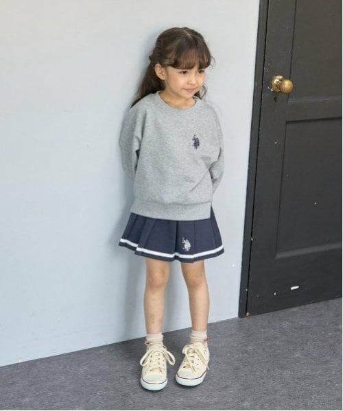 Lycee mine / リセマイン ミニ・ひざ丈スカート | 【U.S.POLO ASSN.】スウェットプリーツスカート(インパン付き) | 詳細22