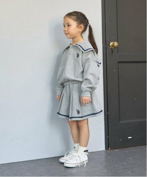 Lycee mine / リセマイン ミニ・ひざ丈スカート | 【U.S.POLO ASSN.】スウェットプリーツスカート(インパン付き) | 詳細25