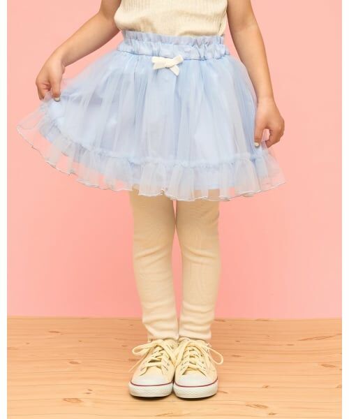 Lycee mine / リセマイン レギンス・スパッツ | ふりふりチュールスカッツ（ブルー グレー）