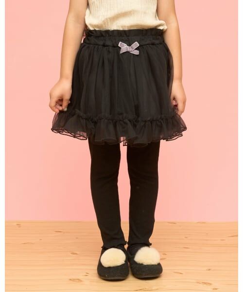 Lycee mine / リセマイン レギンス・スパッツ | ふりふりチュールスカッツ（黒）