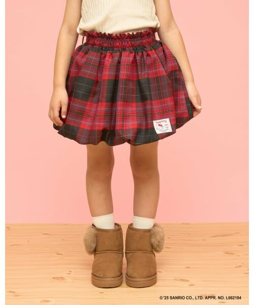 Lycee mine / リセマイン ミニ・ひざ丈スカート | 【サンリオキャラクターズ】【どちらが前でもOK】【4way】ビスチェでも着れちゃうバルーンスカート（赤）