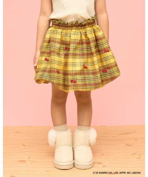 Lycee mine / リセマイン ミニ・ひざ丈スカート | 【サンリオキャラクターズ】【どちらが前でもOK】【4way】ビスチェでも着れちゃうバルーンスカート（黄）