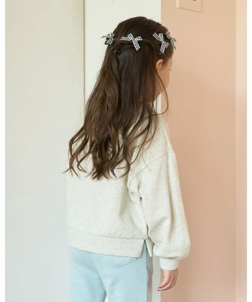 Lycee mine / リセマイン スウェット | 【毛玉バイバイ裏毛】リボン刺しゅうスウェット | 詳細16