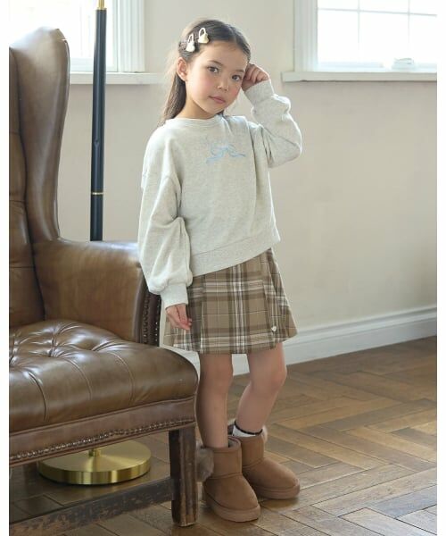 Lycee mine / リセマイン スウェット | 【毛玉バイバイ裏毛】リボン刺しゅうスウェット | 詳細17