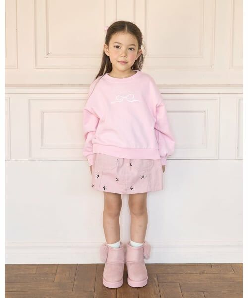 Lycee mine / リセマイン スウェット | 【毛玉バイバイ裏毛】リボン刺しゅうスウェット | 詳細19