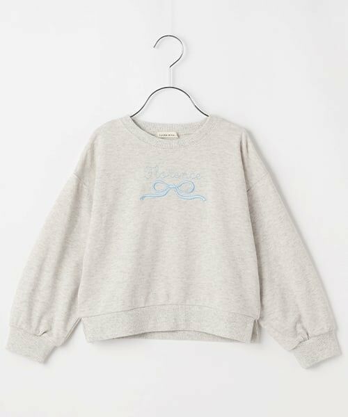 Lycee mine / リセマイン スウェット | 【毛玉バイバイ裏毛】リボン刺しゅうスウェット | 詳細2