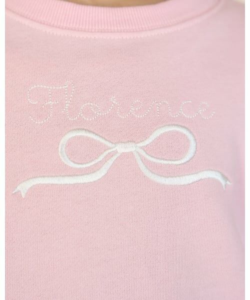 Lycee mine / リセマイン スウェット | 【毛玉バイバイ裏毛】リボン刺しゅうスウェット | 詳細20